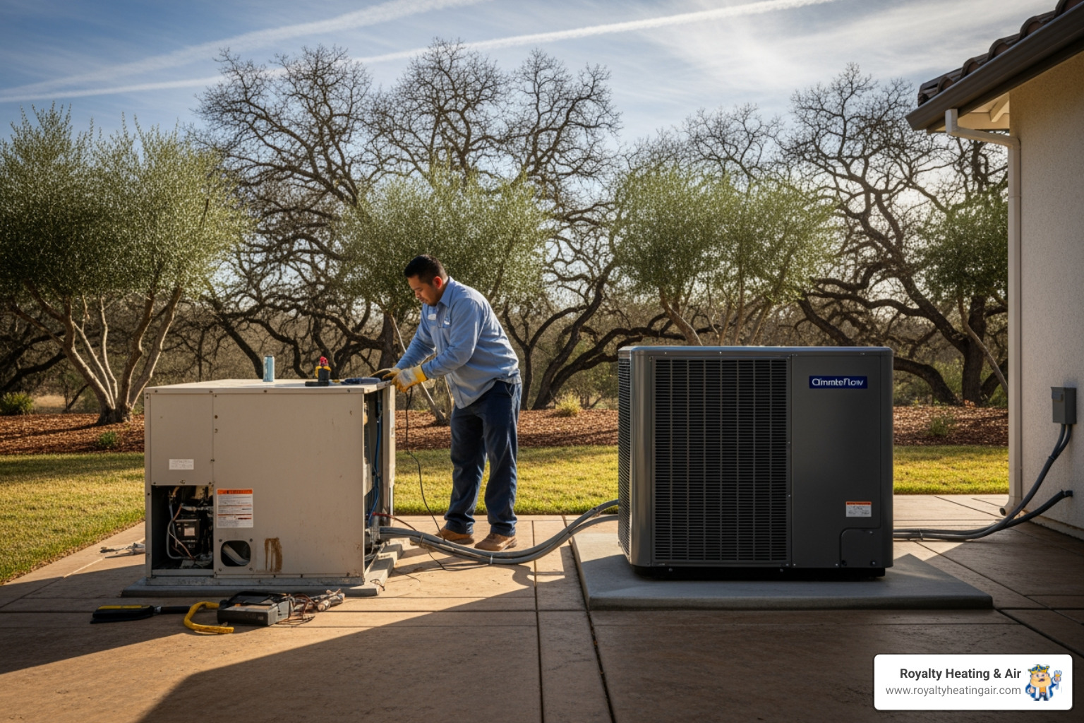 infographic showing how a heat pump transfers heat between indoor and outdoor units to provide both heating and cooling, with arrows indicating heat movement in summer cooling mode and winter heating mode, plus SEER and HSPF efficiency ratings - heat pump replacement rocklin ca infographic showing how a heat pump transfers heat between indoor and outdoor units to provide both heating and cooling, with arrows indicating heat movement in summer cooling mode and winter heating mode, plus SEER and HSPF efficiency ratings - heat pump replacement rocklin ca