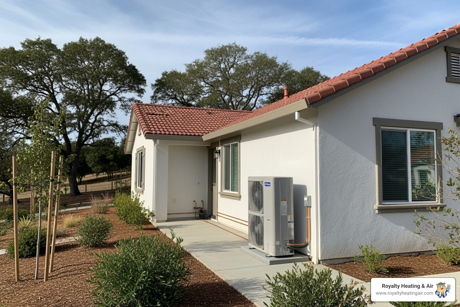 infographic showing contractor selection criteria including licensing verification, customer reviews, technical certifications, warranty coverage, local experience, and transparent pricing for heat pump installation - "Who are the best contractors for a new heat pump installation in Loomis, CA?"