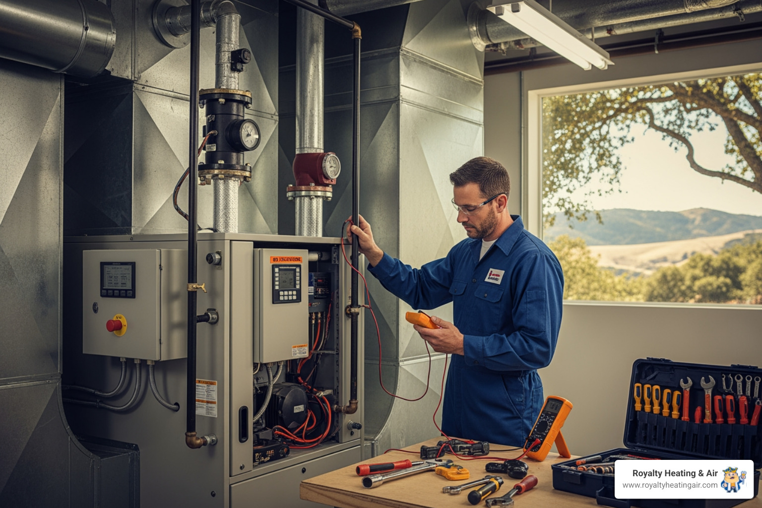 infographic showing benefits of commercial furnace maintenance including energy savings up to 15%, equipment lifespan extension up to 25%, reduced breakdown risk, improved indoor air quality, and warranty protection - commercial furnace maintenance in rocklin, ca infographic showing benefits of commercial furnace maintenance including energy savings up to 15%, equipment lifespan extension up to 25%, reduced breakdown risk, improved indoor air quality, and warranty protection - commercial furnace maintenance in rocklin, ca