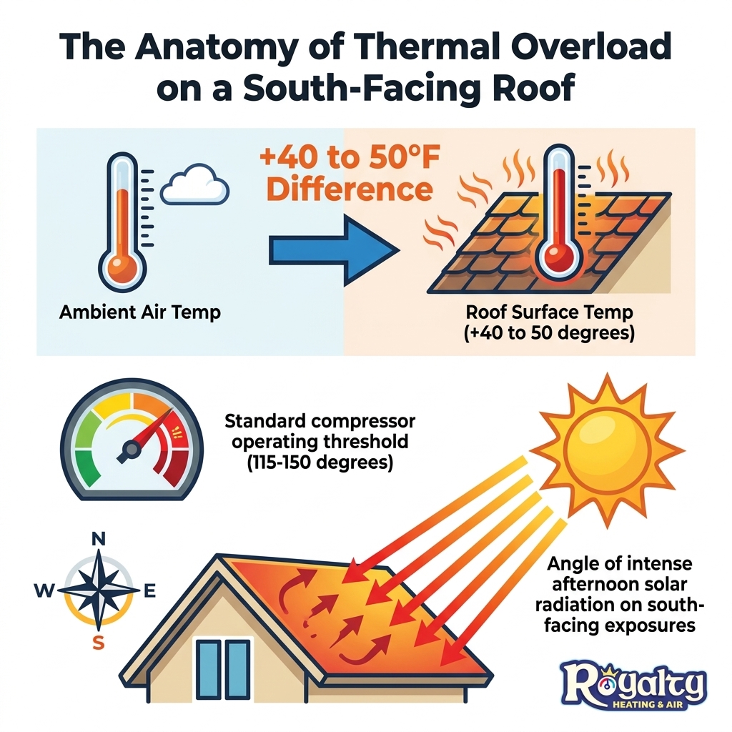 The Anatomy of Thermal Overload on a South-Facing Roof