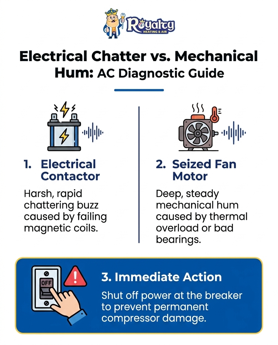 Electrical Chatter vs. Mechanical Hum: AC Diagnostic Guide