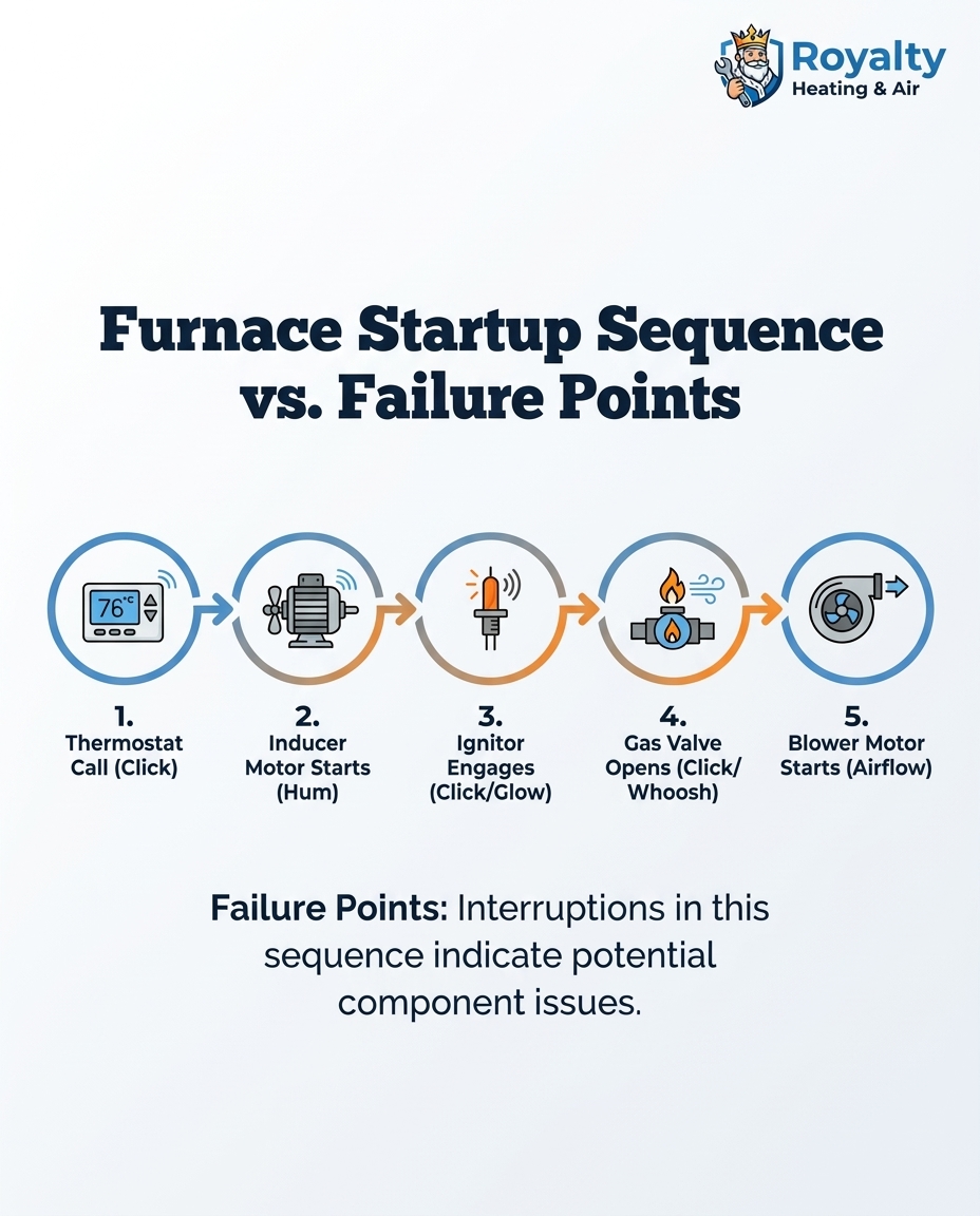 Furnace Startup Sequence vs. Failure Points