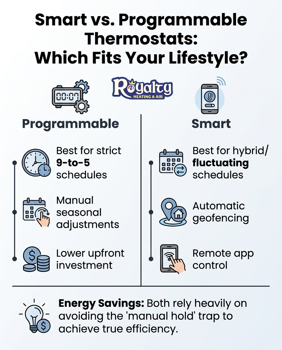 Smart vs. Programmable Thermostats: Which Fits Your Lifestyle?