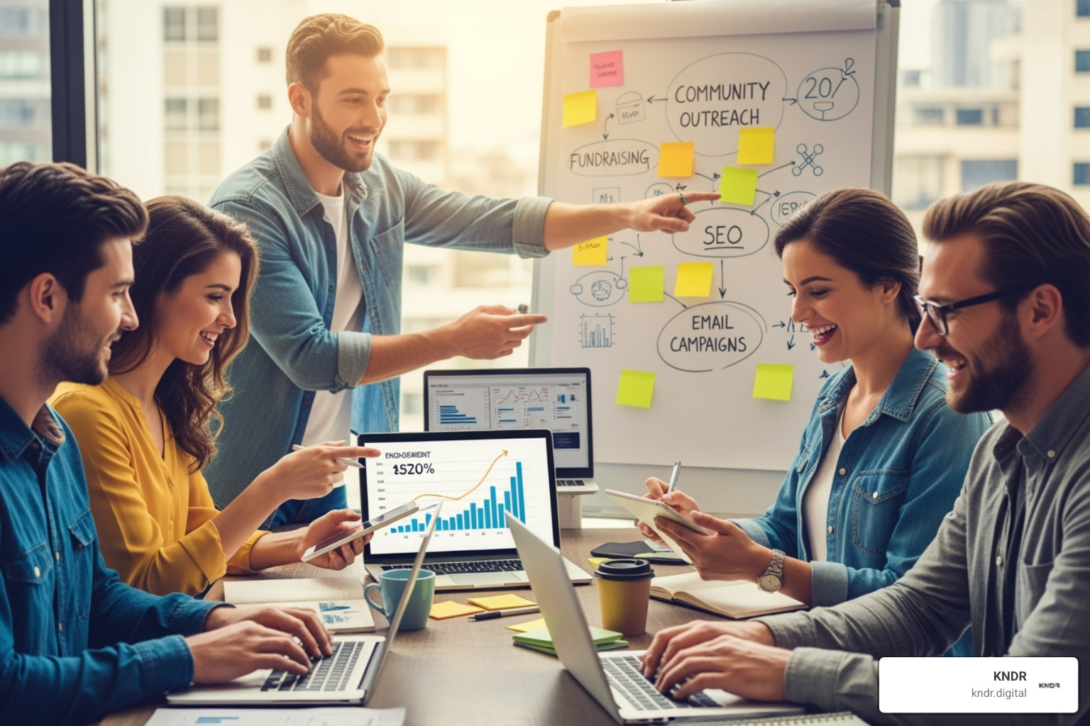 digital marketing analytics dashboard - Nonprofit digital marketing