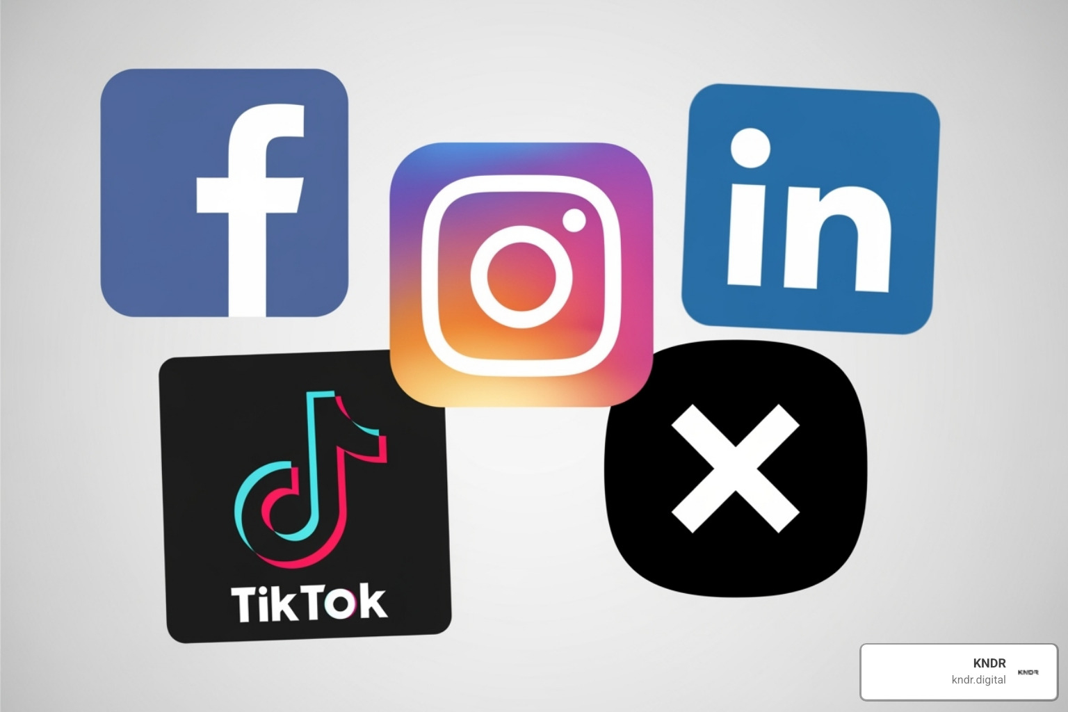 The logos of major social media platforms - social media for nonprofits The logos of major social media platforms - social media for nonprofits