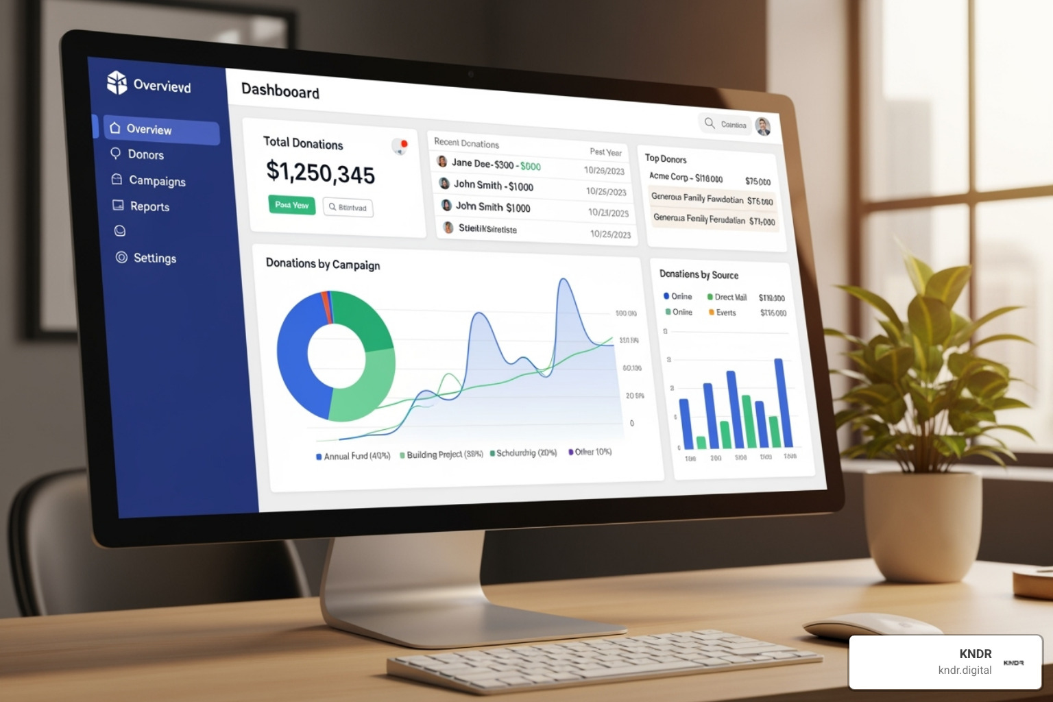 clean and intuitive donation automation software dashboard - charity donation automation clean and intuitive donation automation software dashboard - charity donation automation