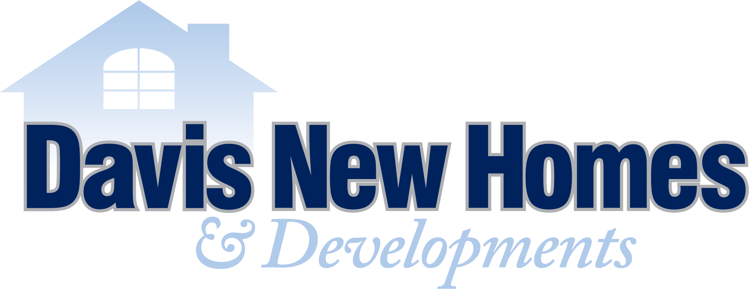 Davis New Homes, Home Builder Logo. 