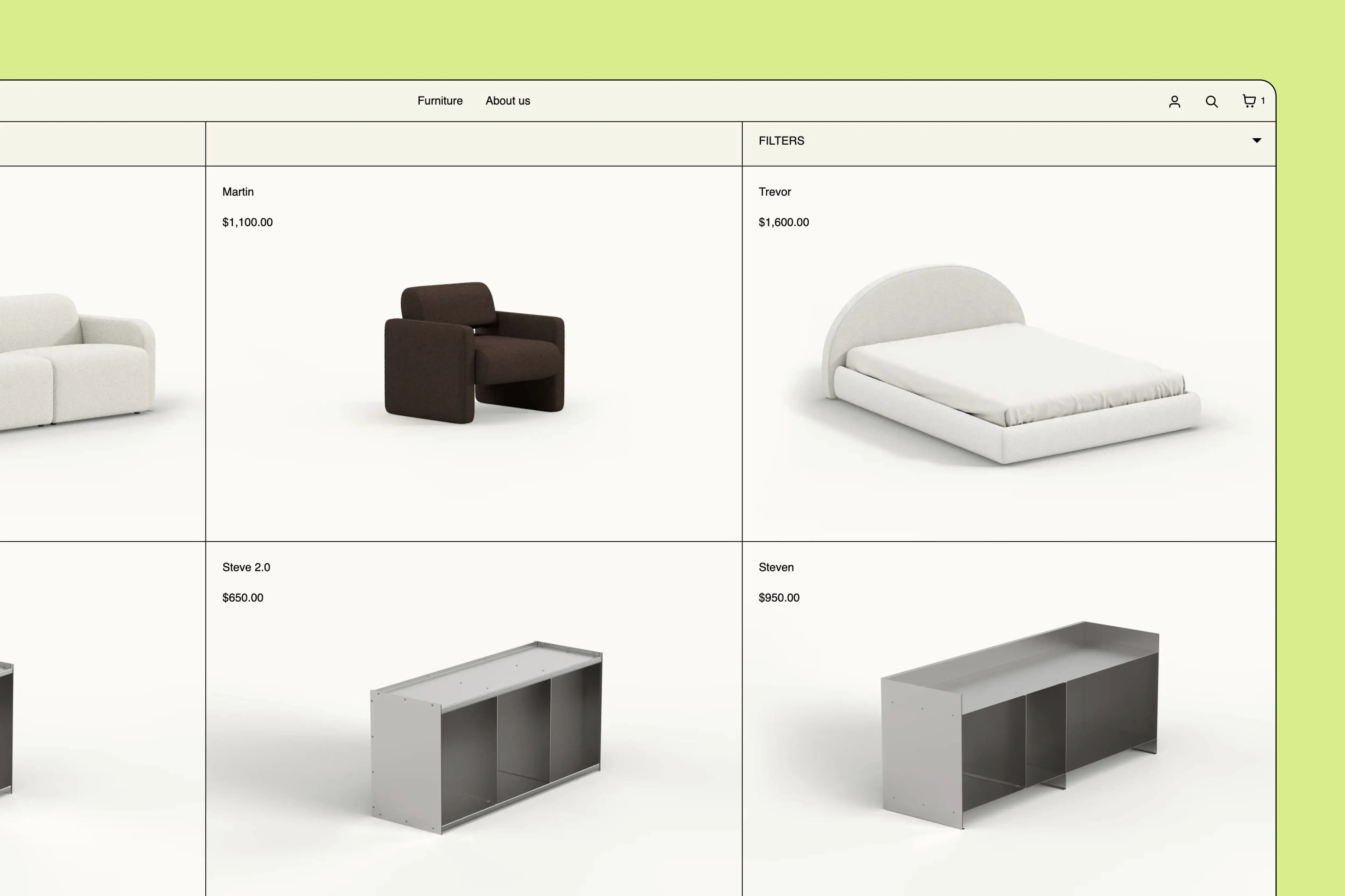 Little Graham shop page built in Shopify