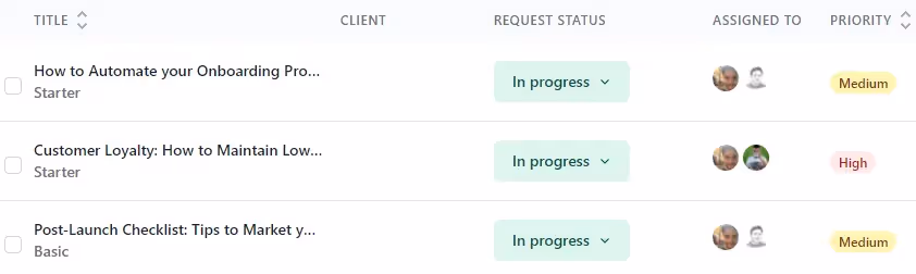 manyrequests dashboard
