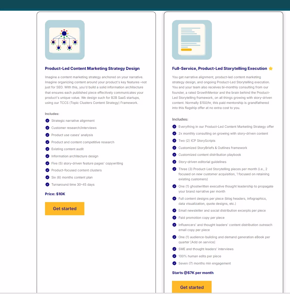 Overview of services offered by VEC Studio