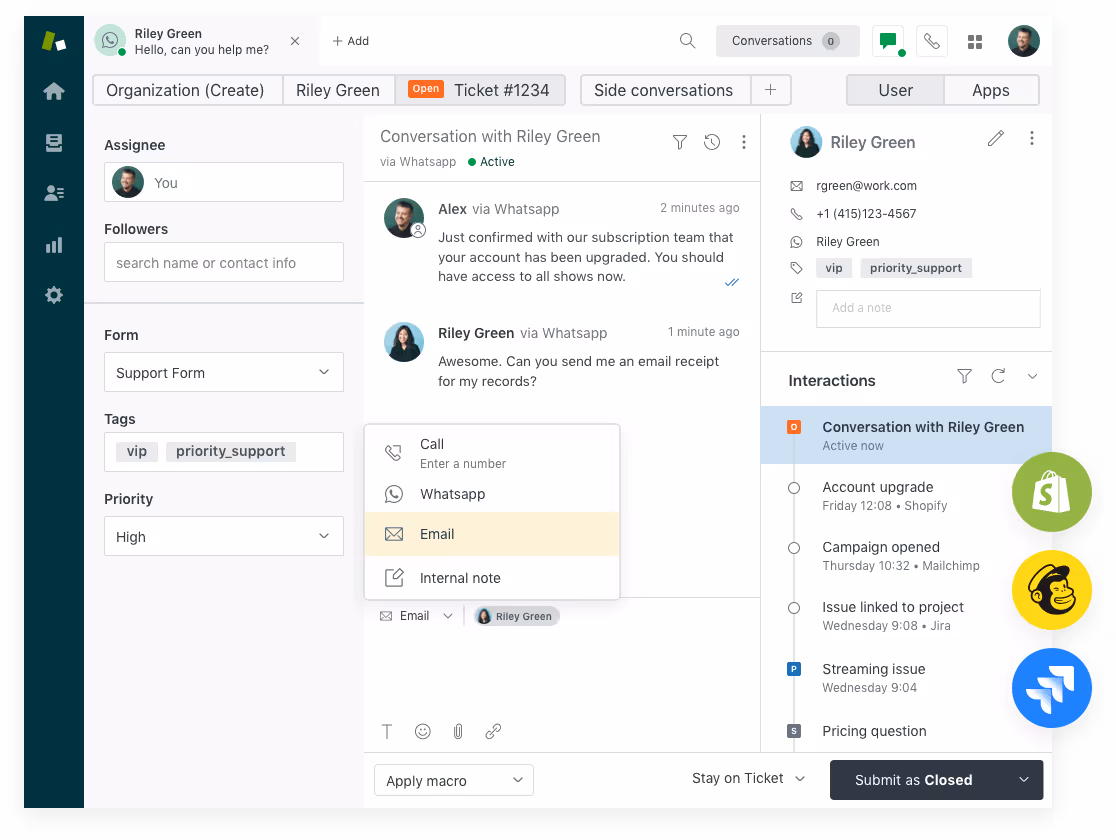 zendesk dashboard