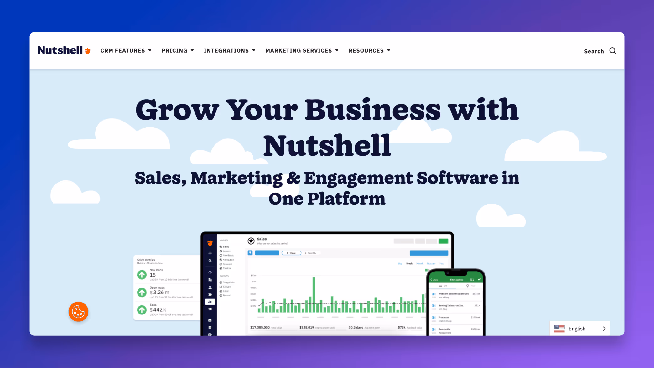 nutshell - one of the top small business database softwares for creative agencies by manyrequests