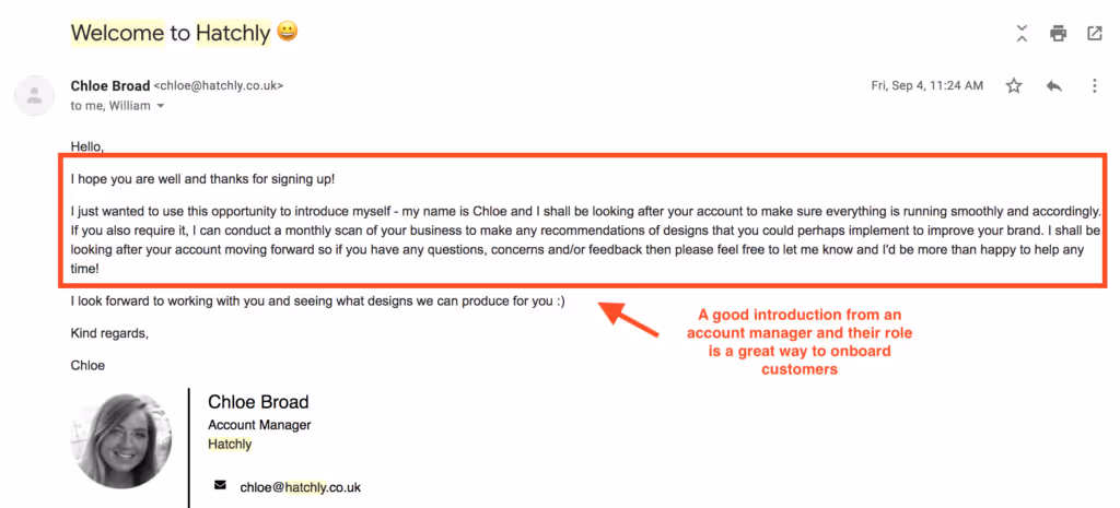 hatchly email introduction