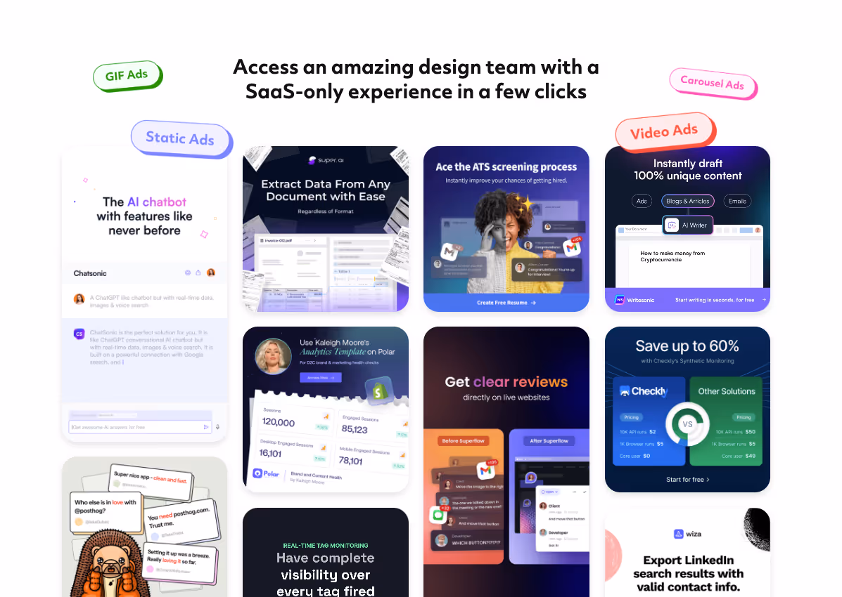 hey digital ad creative examples