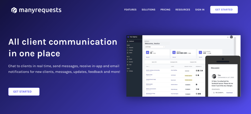 manyrequests communication portal without back and forth emails