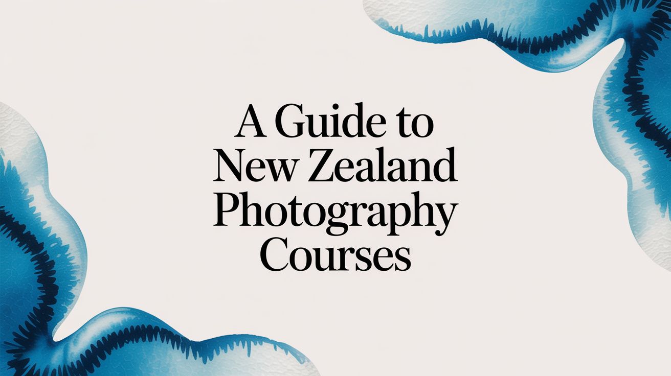 A Guide to New Zealand Photography Courses