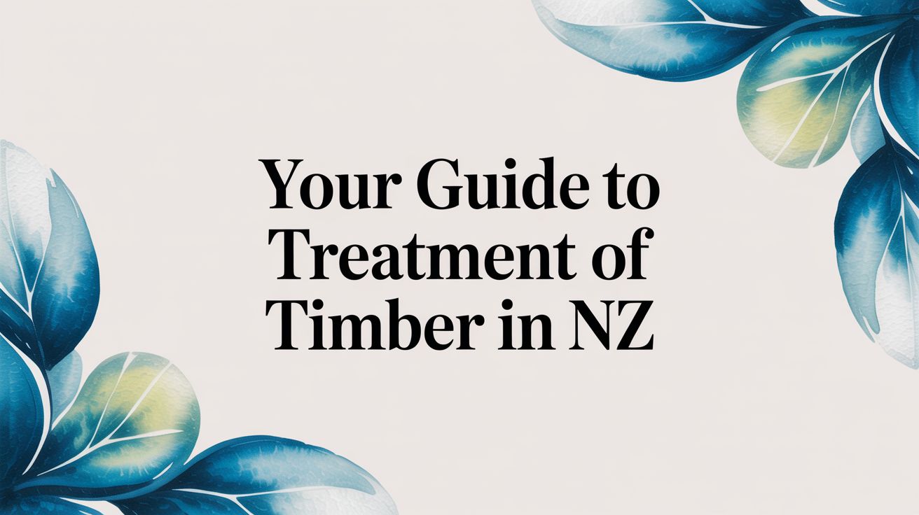 Your Guide to Treatment of Timber in NZ