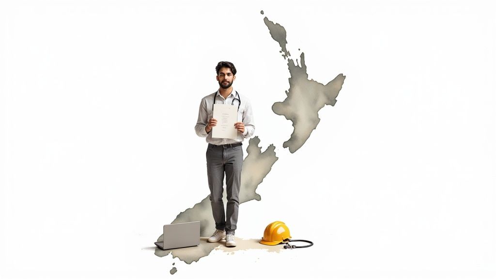 A team collaborating around a table, illustrating the benefits of a project management course in a professional NZ setting.