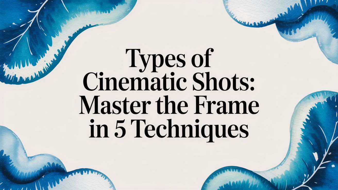 Types of Cinematic Shots: Master the Frame in 5 Techniques
