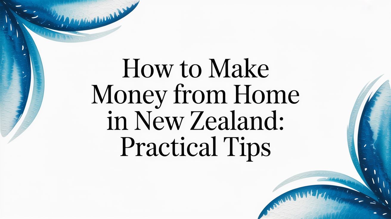 How to make money from home in New Zealand: Practical Tips