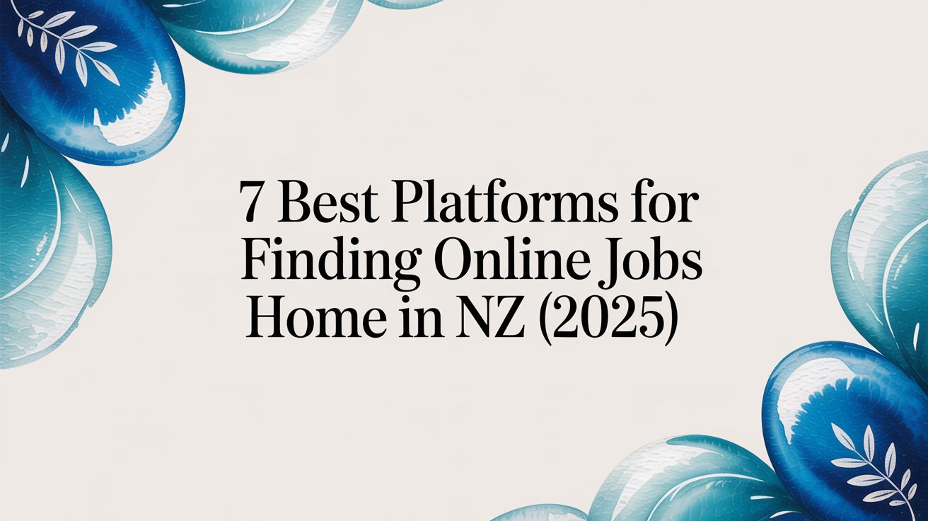7 Best Platforms for Finding Online Jobs Home in NZ (2025)