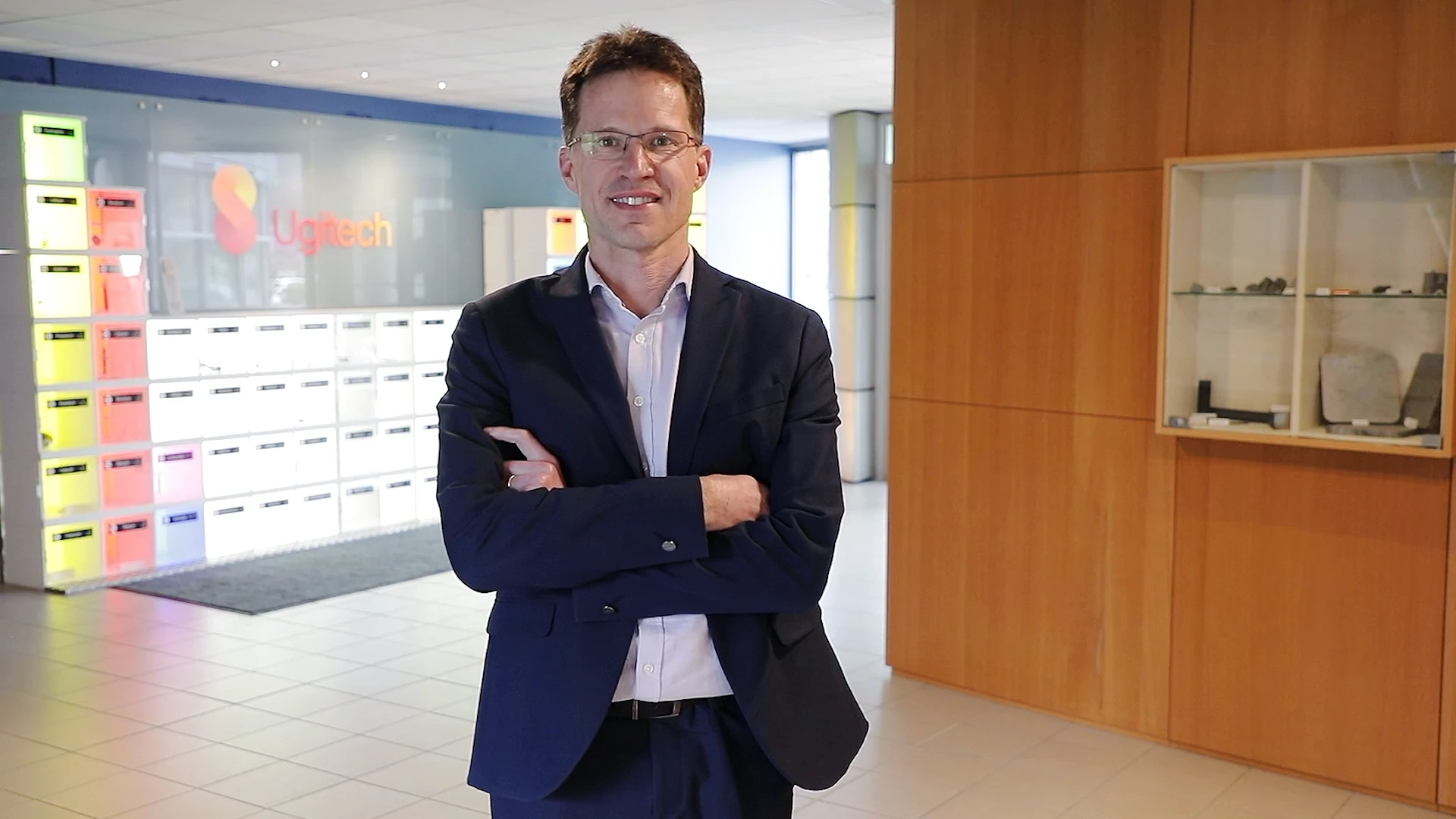 Still from Ugitech's video testimonial at the Ugine plant: energy monitoring with OIAnalytics