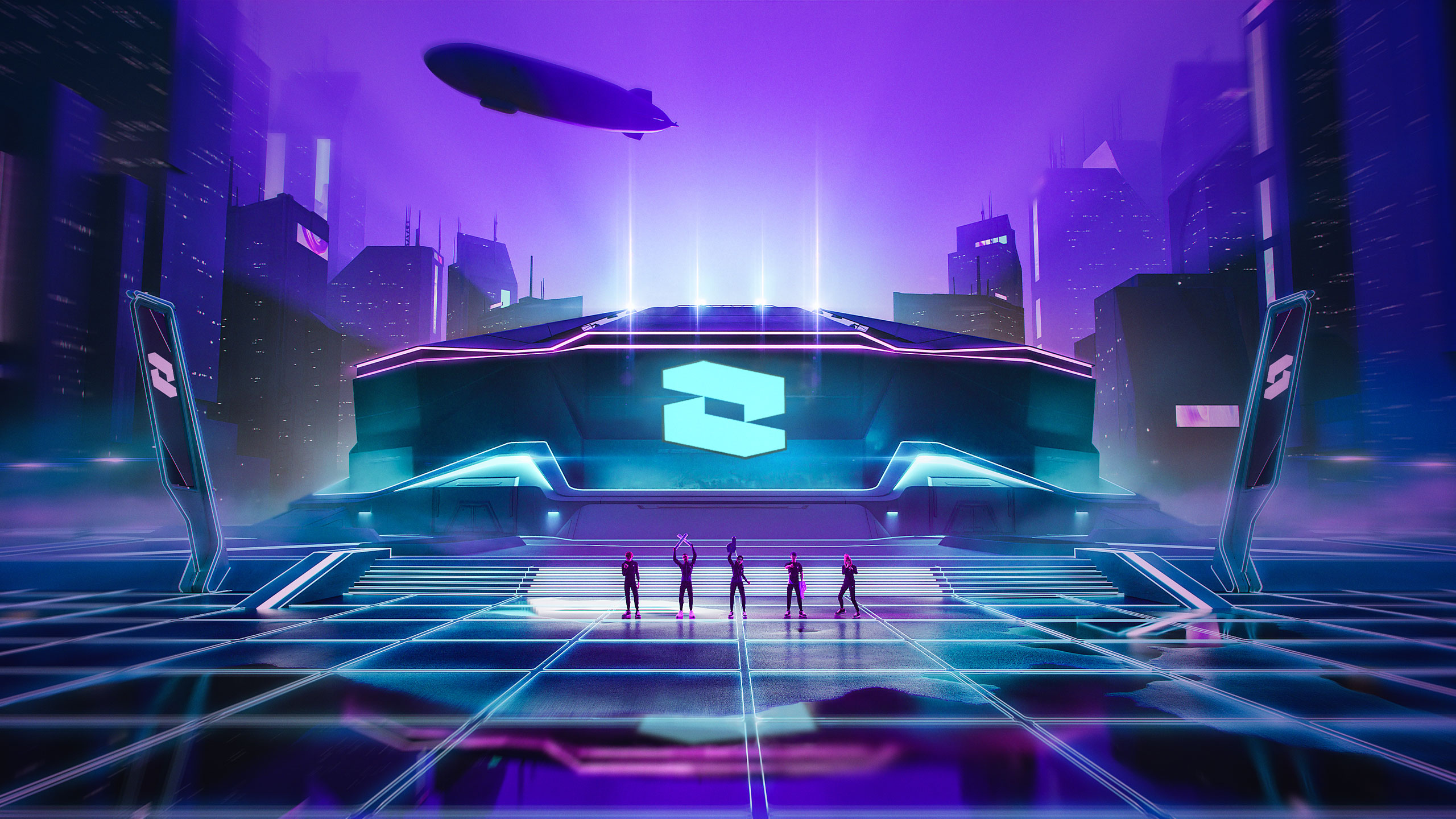 View of the virtex stadium