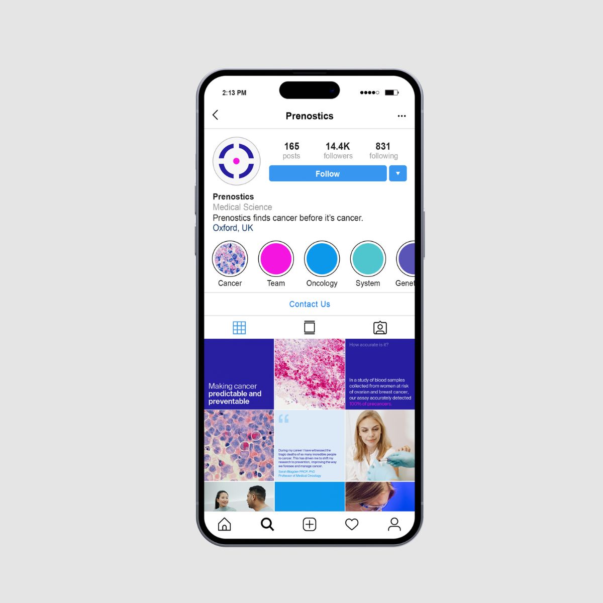Prenostics Marketing Campaign Socal Media Page