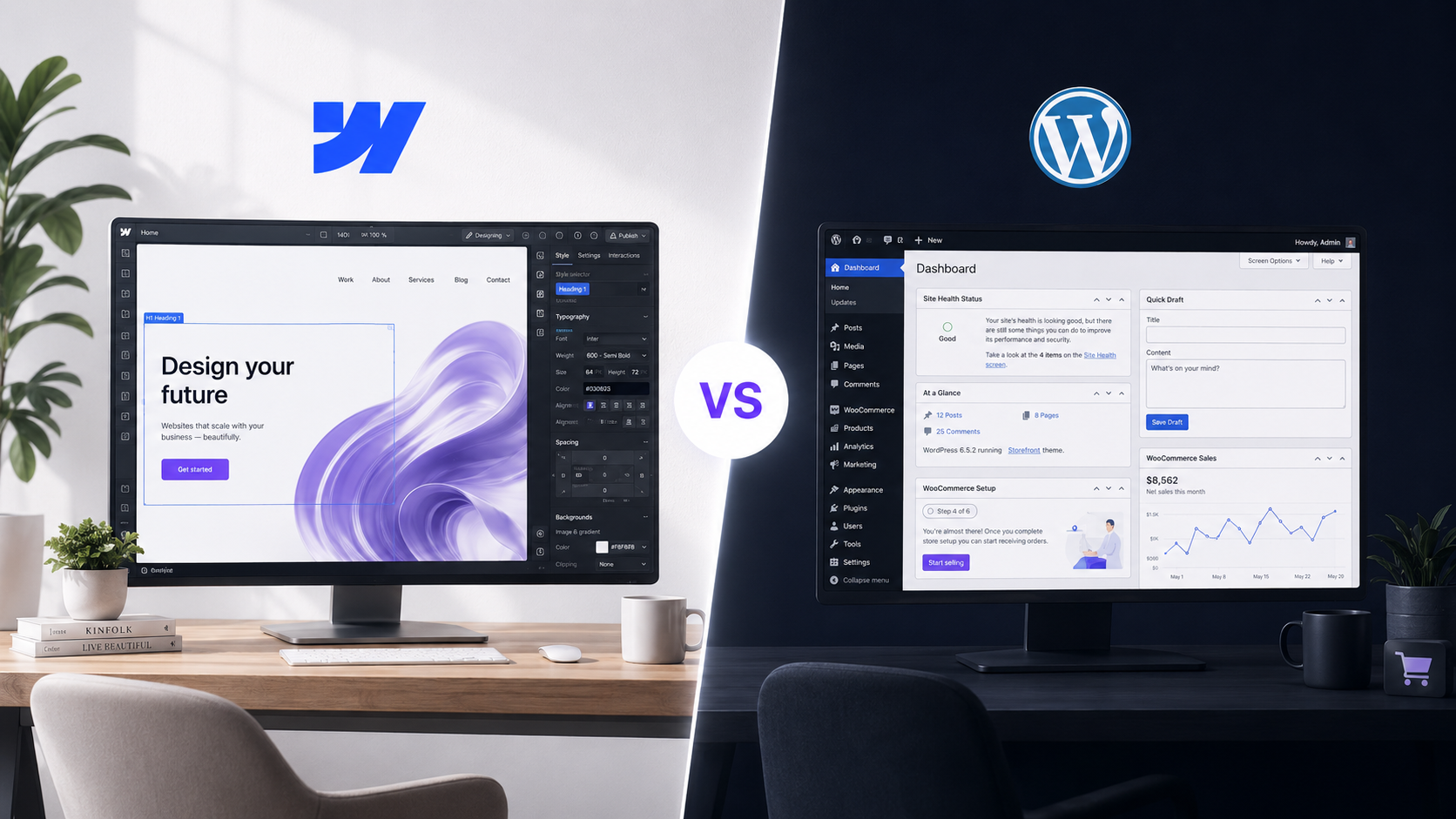 Choisir entre Webflow et WordPress en 2026 selon le cas d'usage du projet