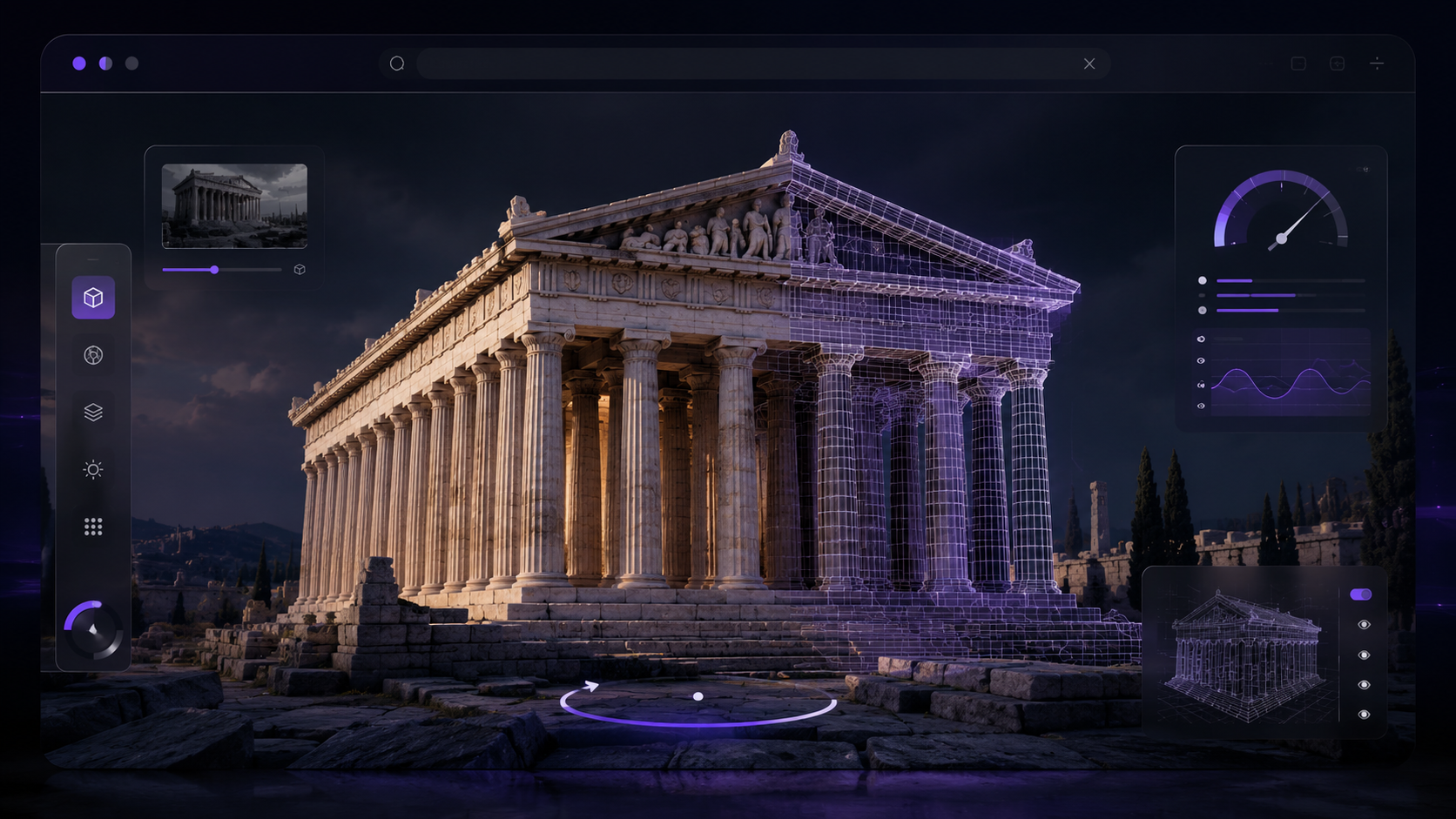 Expérience web immersive en 3D WebGL équilibrée avec la performance de chargement