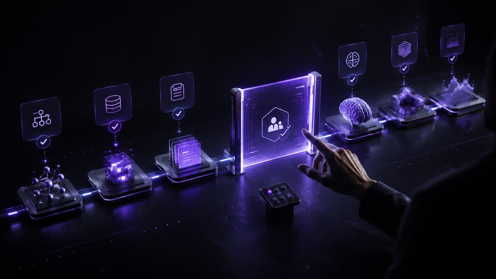Orchestration fiable : une séquence d’étapes avec contrôles automatiques et points de validation humaine — Metasense