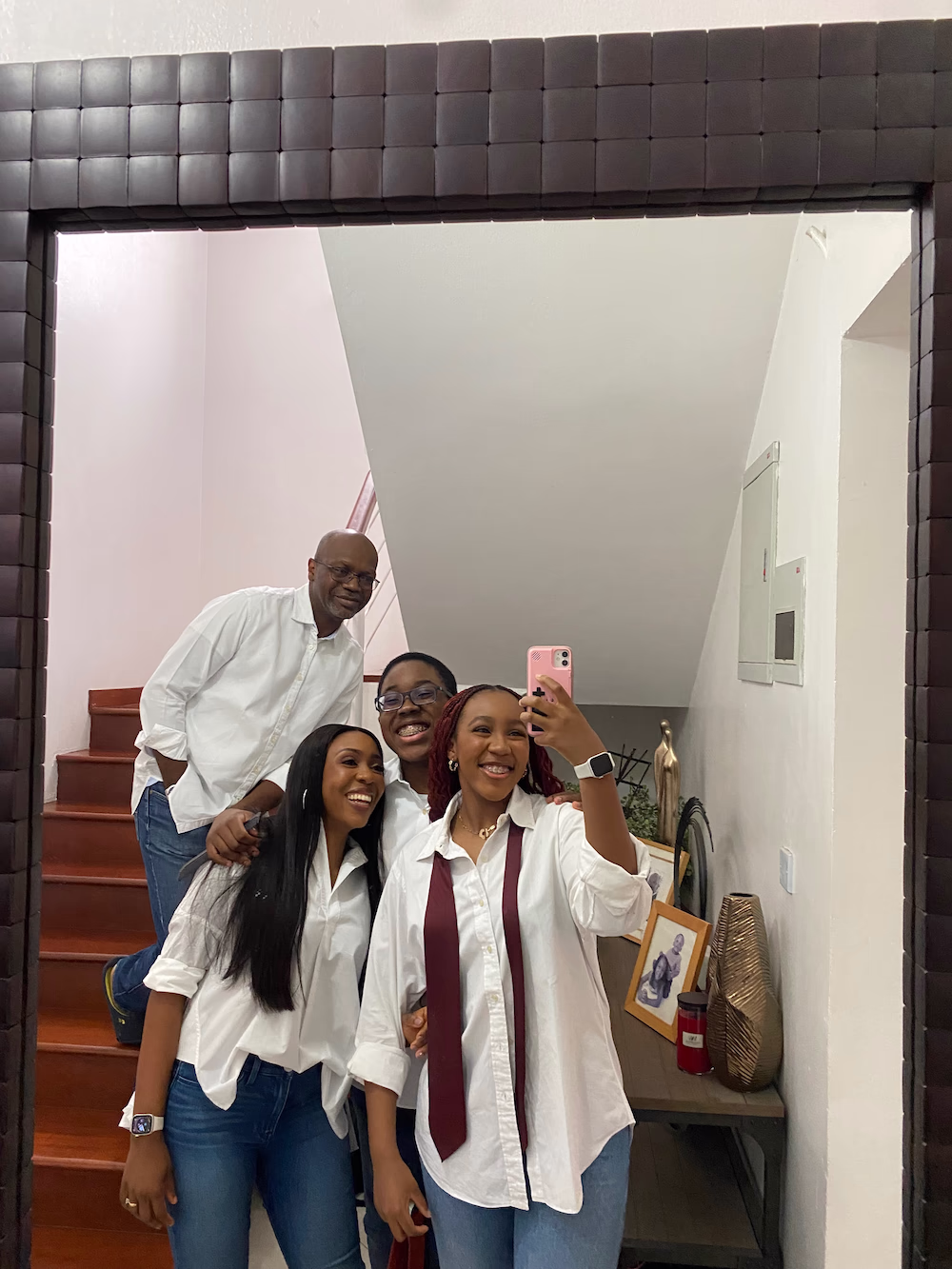 Family❤️. One of our favourite things to do- taking mirror selfies. This was following a family shoot and it was definitely my favourite photo of the day!