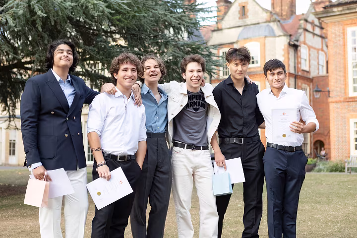 group of oxford students graduating