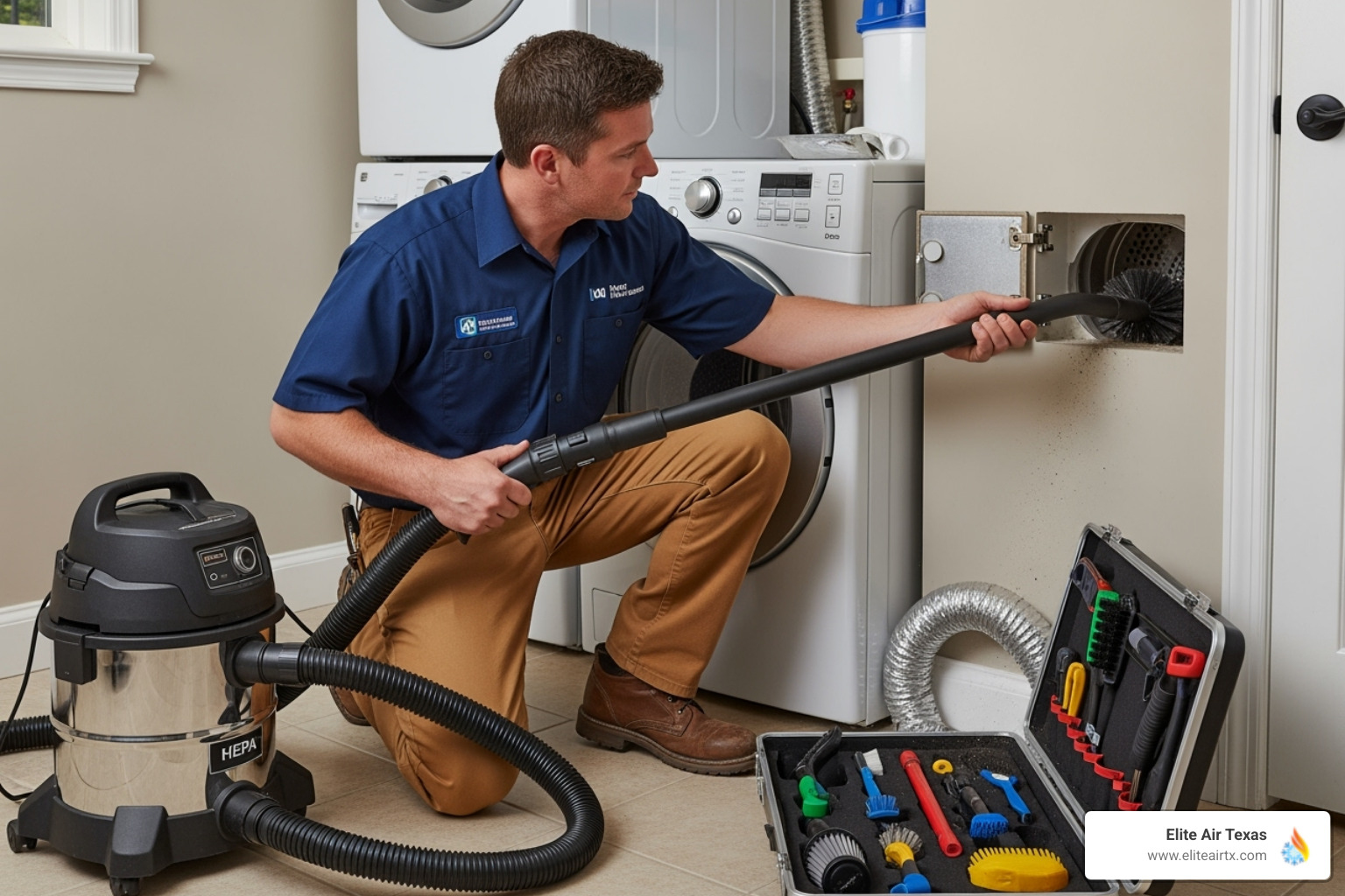 dryer vent cleaning technician - clothes dryer vent cleaning service