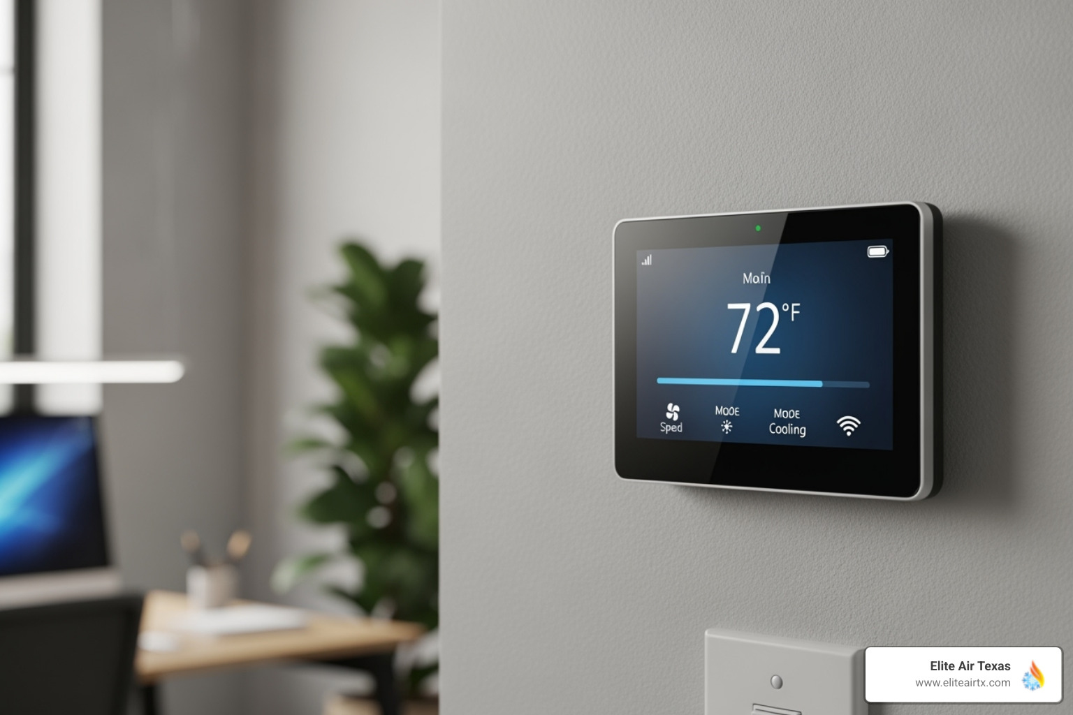 Smart thermostat in a commercial setting - commercial hvac preventative maintenance in dallas tx Smart thermostat in a commercial setting - commercial hvac preventative maintenance in dallas tx
