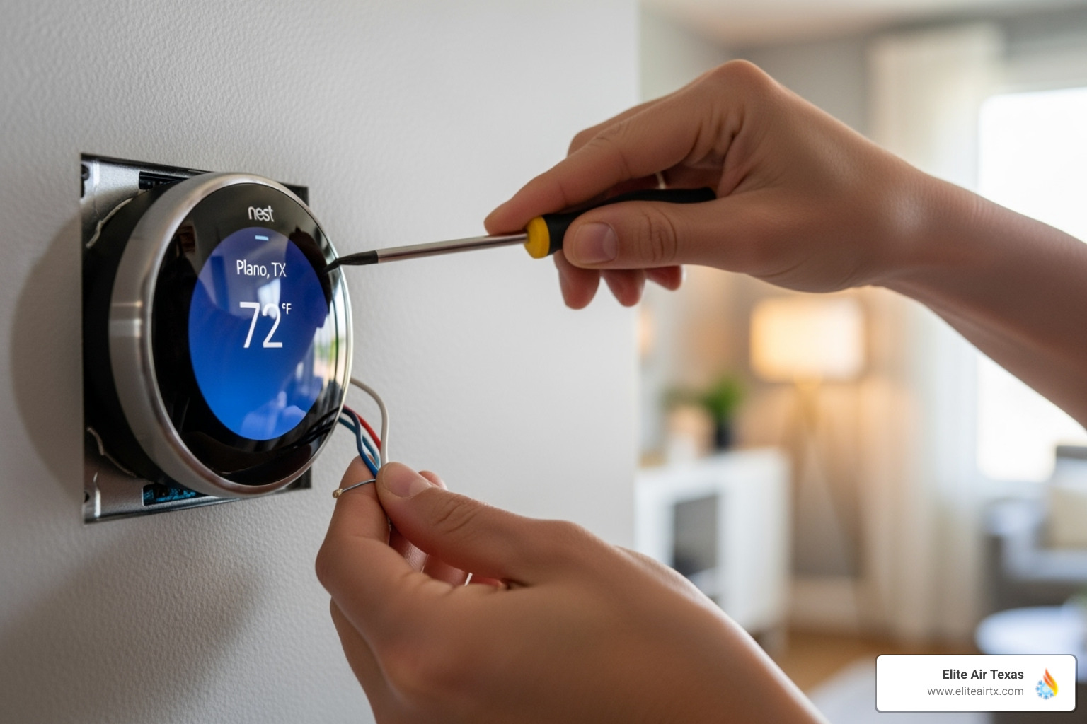 HVAC wiring and the Google Nest compatibility checker on a smartphone - nest thermostat setup plano HVAC wiring and the Google Nest compatibility checker on a smartphone - nest thermostat setup plano