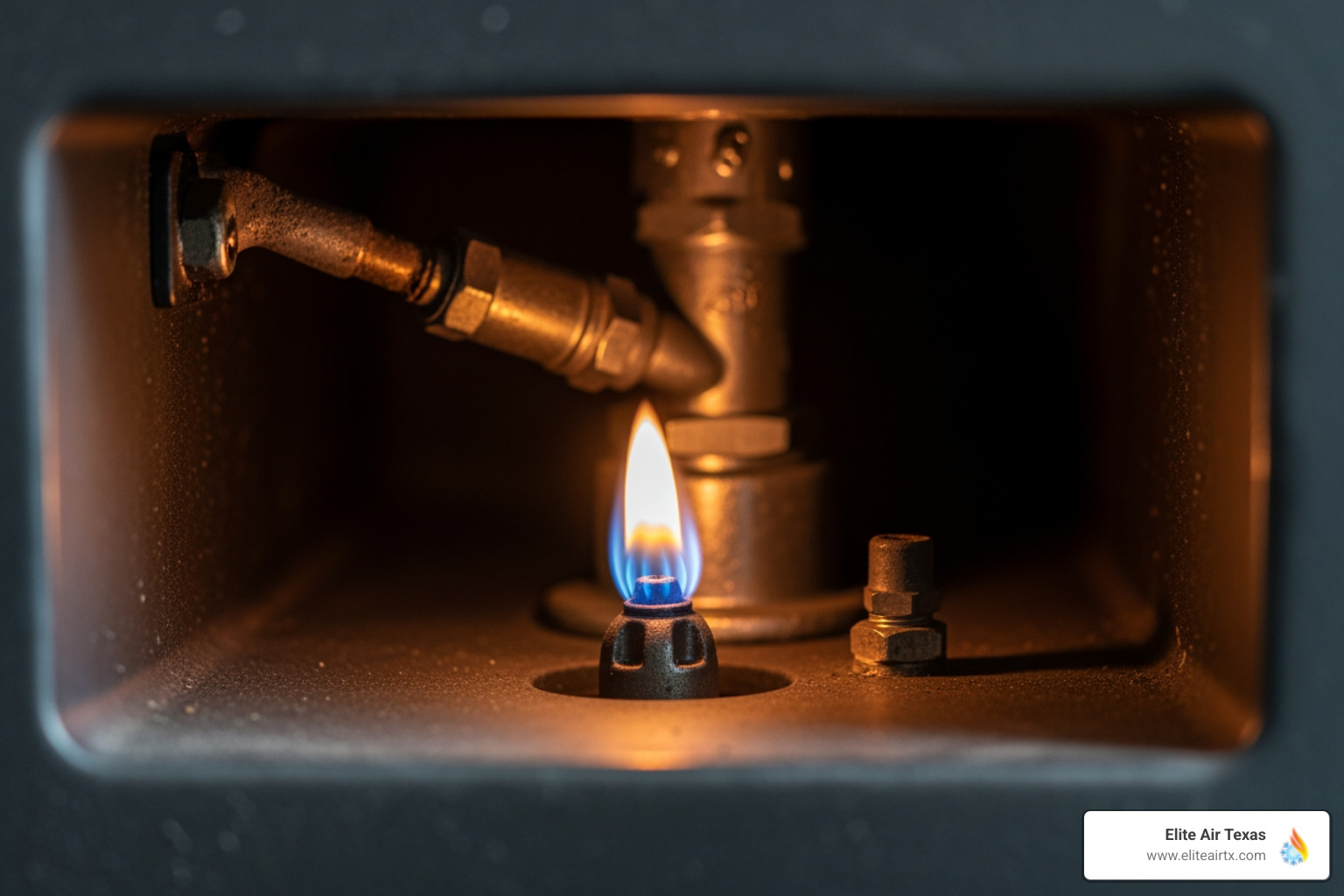 Pilot light flame - "My furnace pilot light won't stay lit. I need to find a furnace repair company in Granbury."