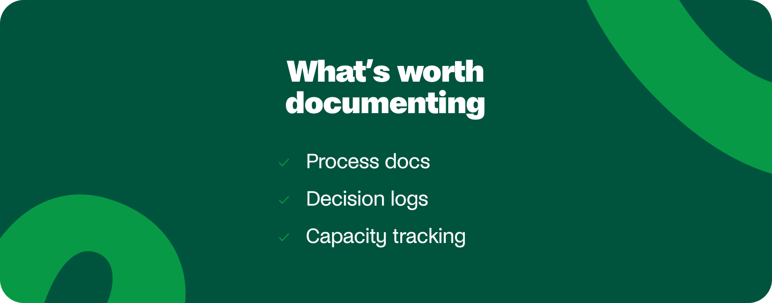 documentation content operations