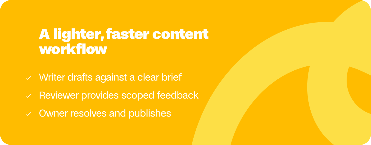 faster workflows