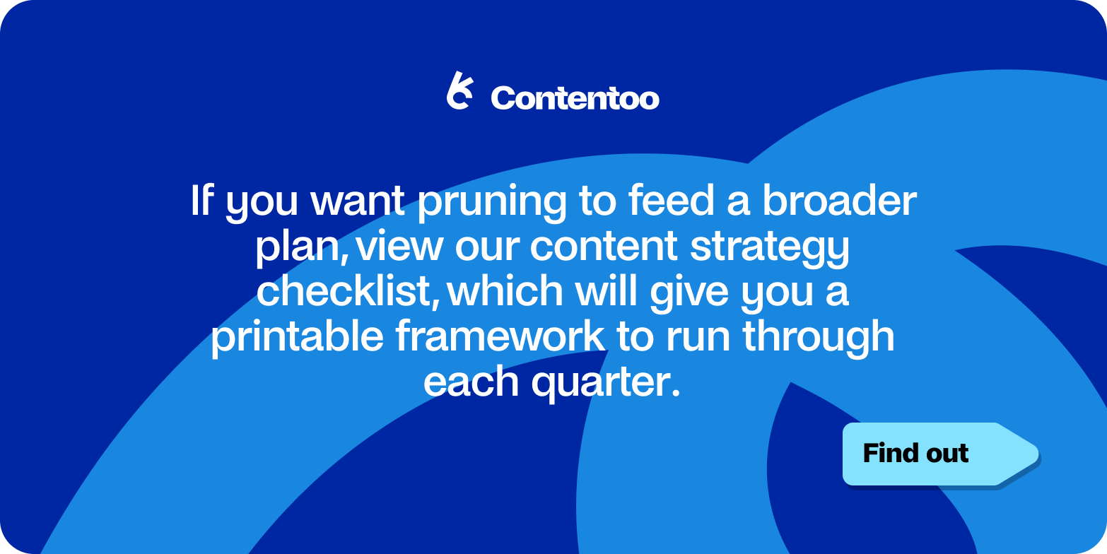 content pruning strategy