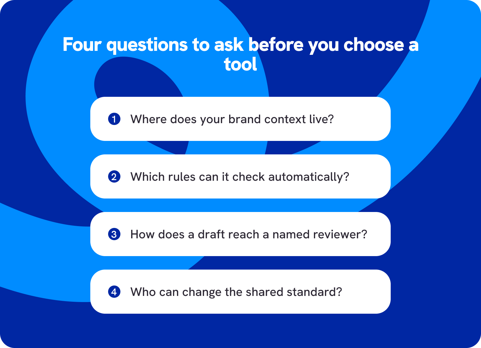 Four questions to ask before you choose an AI tool for brand consistency