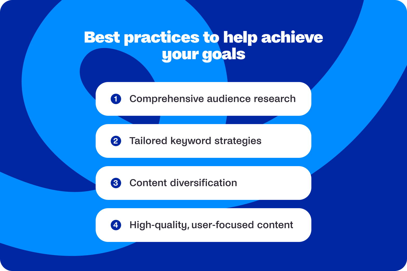 best seo practices for achieving business goals