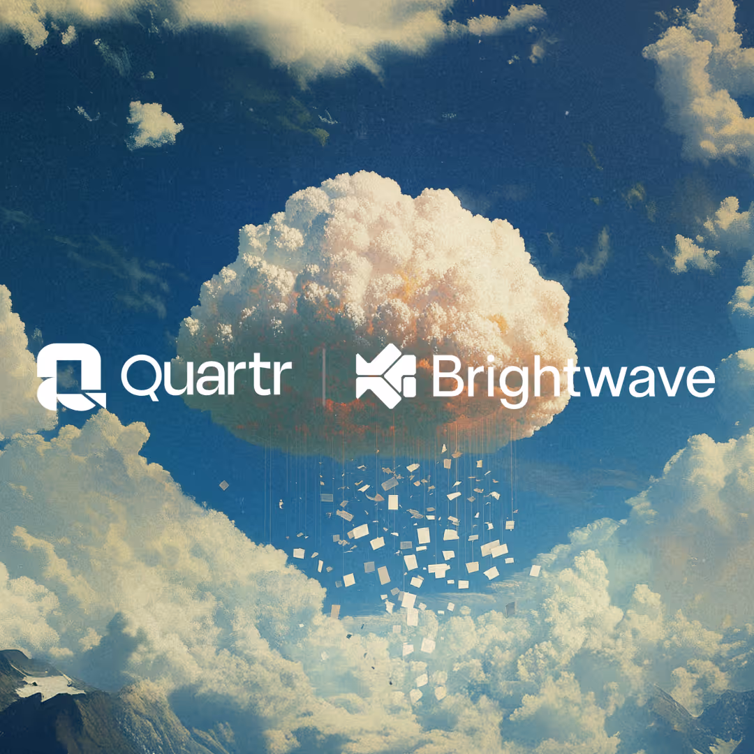 Brightwave Partners with Quartr to Accelerate Deal Coverage Without Missing Critical Details