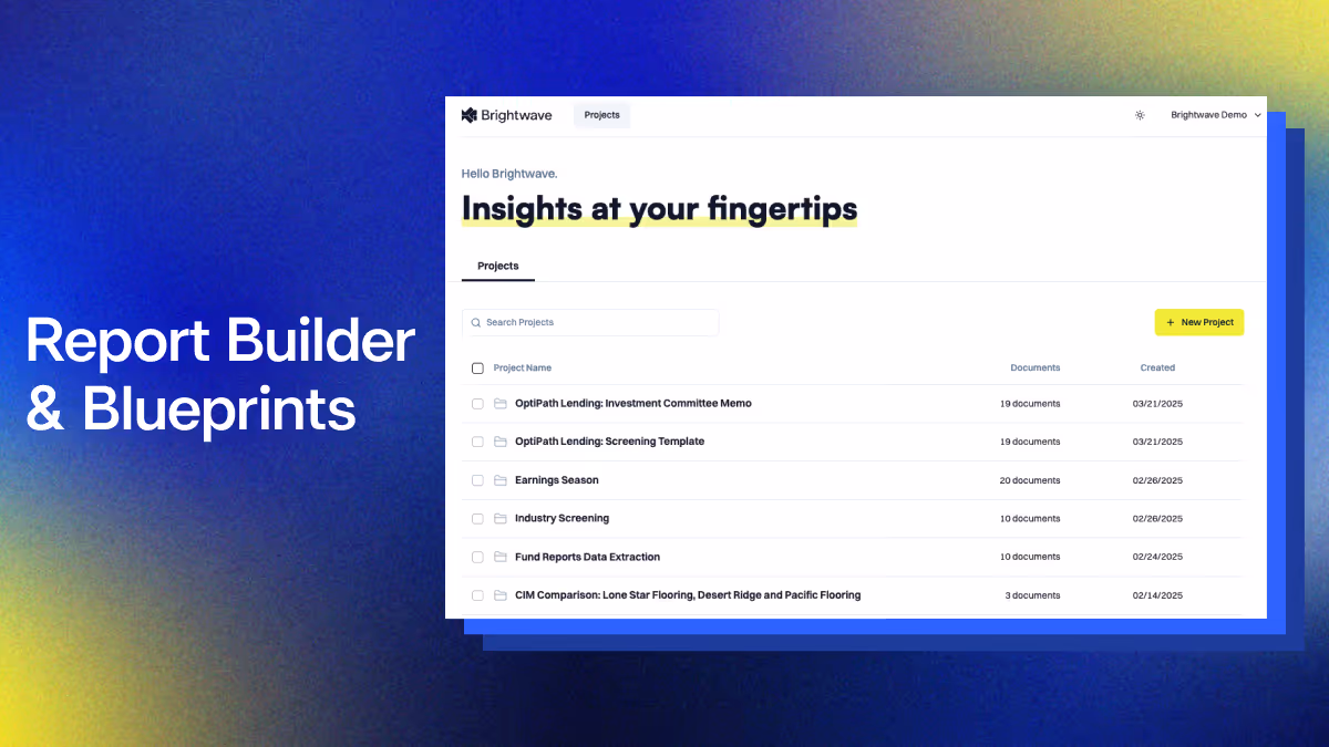 Deep Research for Deal Rooms: Unveiling Report Builder & Blueprints