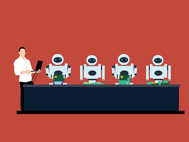factory, automation, robot, production, manufacture, cartoon, industrial, engineer, industry, machine, innovation, technician, line, laptop, robotic, technology, electrical, ai, artificial intelligence, computer, service, equipment, programmer, control, progress, automation, automation, automation, automation, automation, artificial intelligence, artificial intelligence