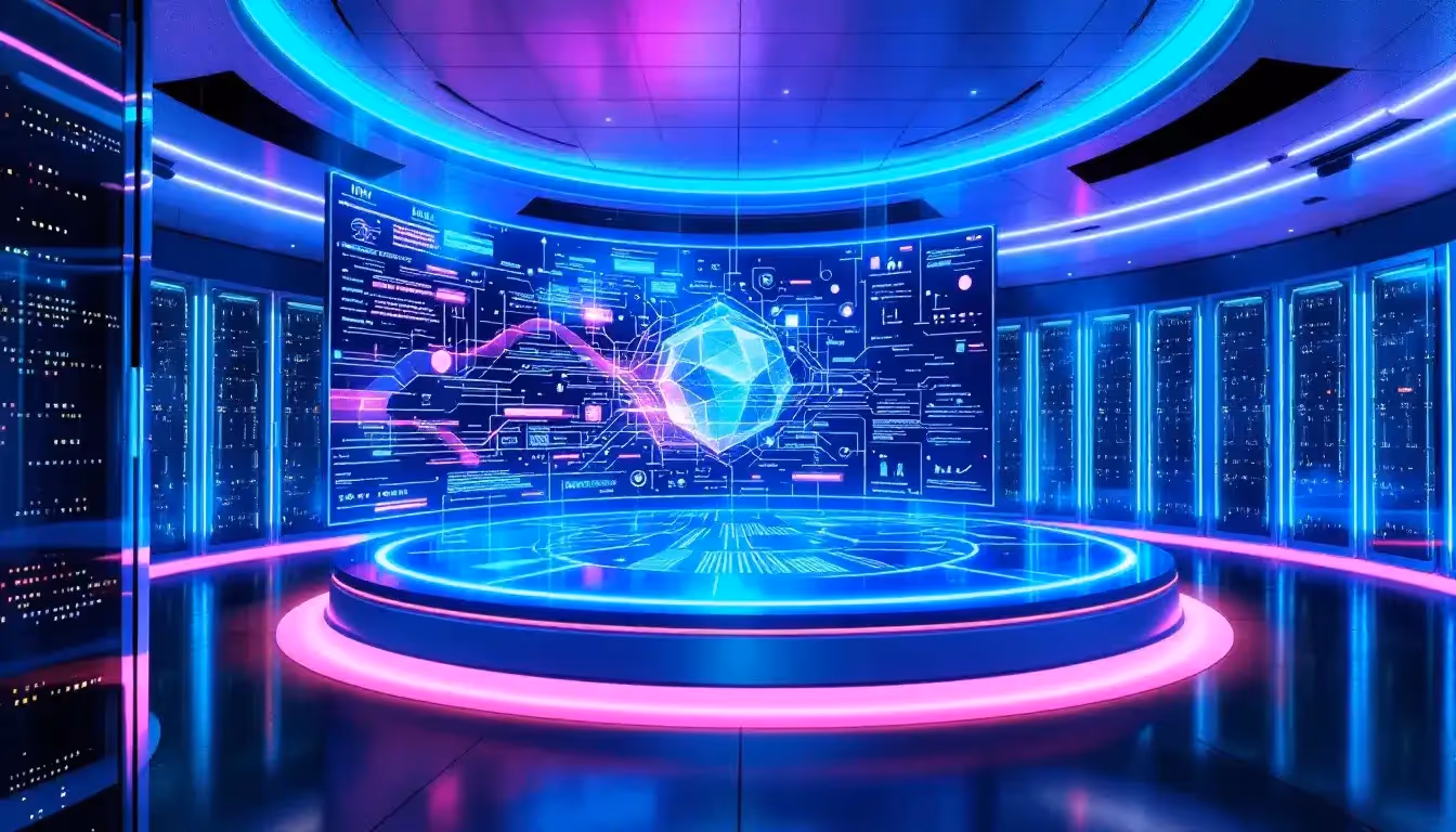A visual representation of Hivenet's compute enhancing data analytics processes.