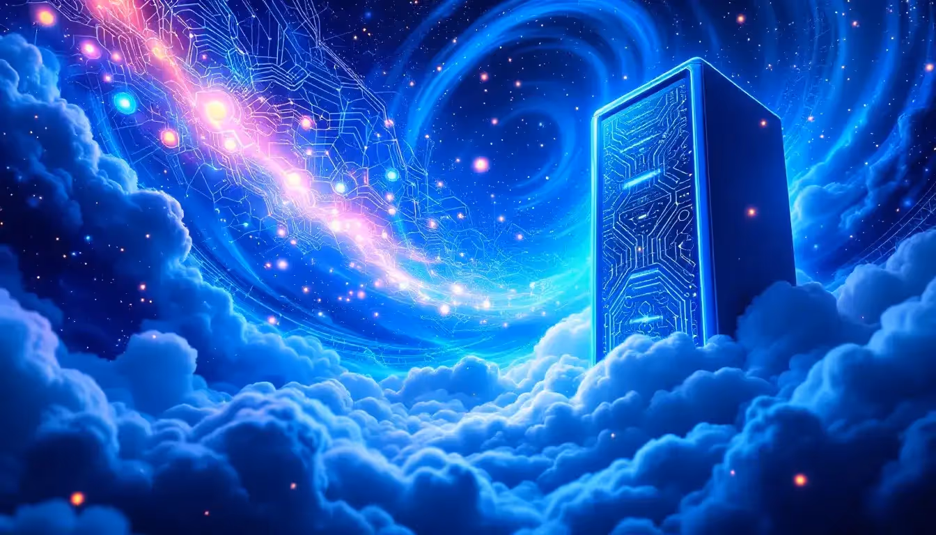 Illustration of optimizing AI workloads using cloud services.