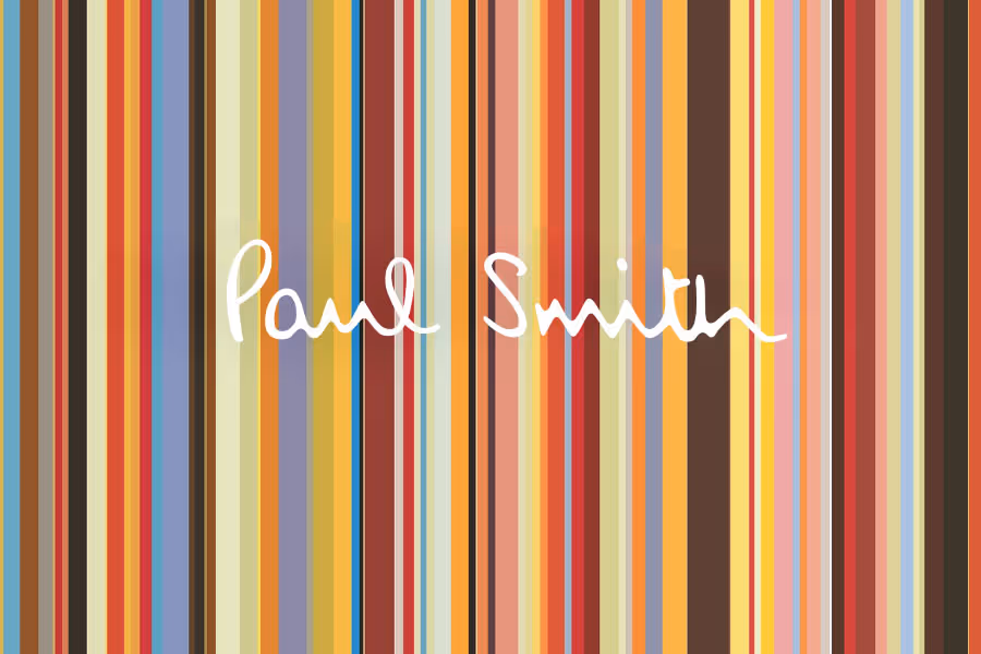 The Paul Smith signature wordmark is beautifully crafted in itself, but for Thorpe it's the continuity of the pinstripe livery that brings the brand iconic status: "It represents the 'classic with a modern twist' ethos