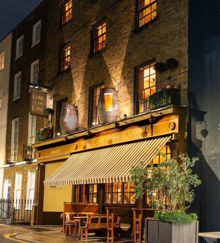 Lore of the Land - A Guy Ritchie Pub and Restaurant in Fitzrovia, London.
