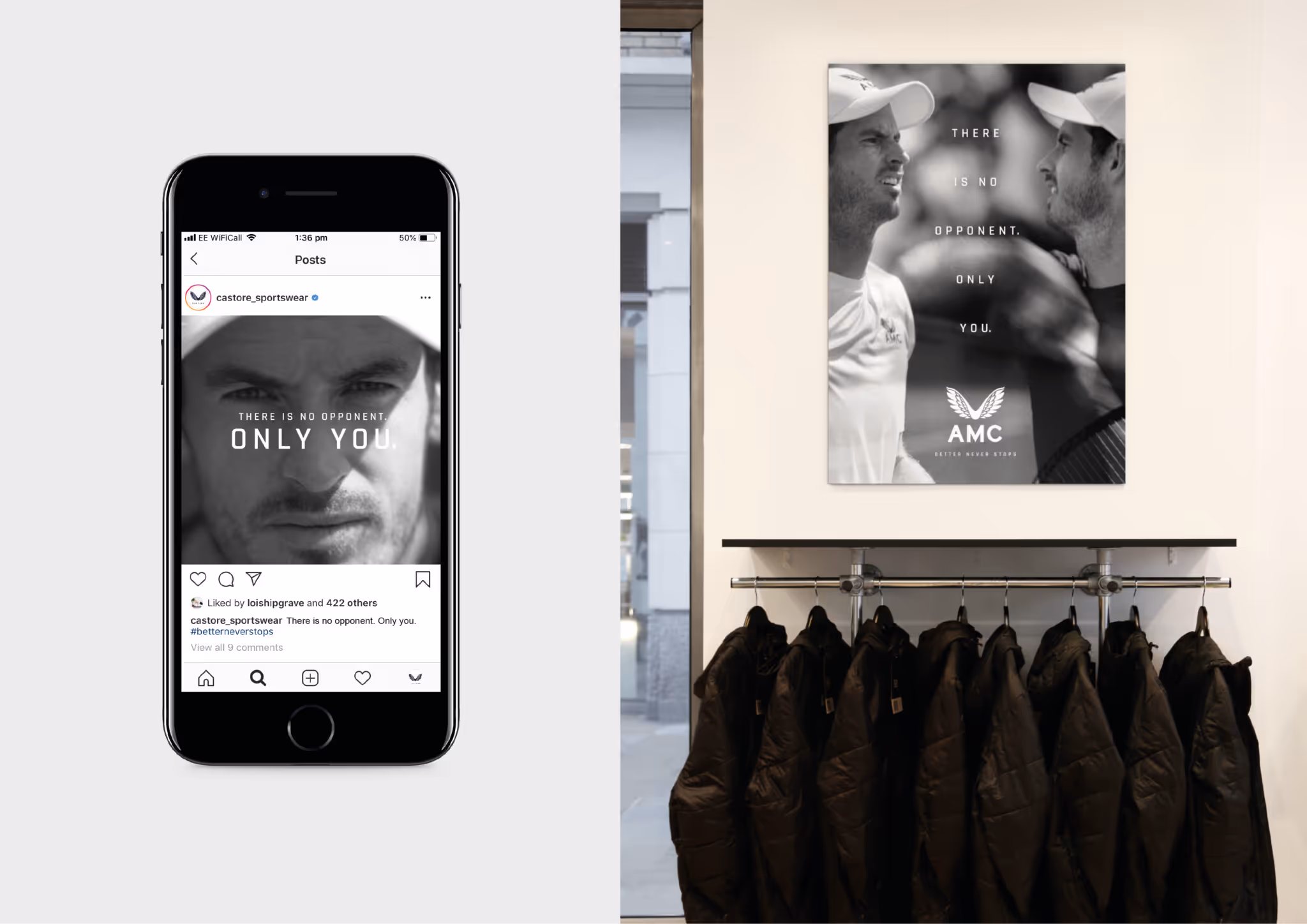 Castore Instagram, 210K Followers